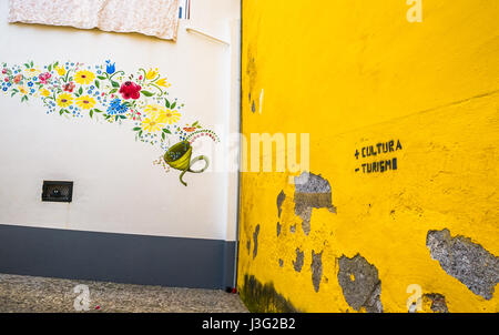 La promotion de la culture Graffiti tourisme pas Banque D'Images