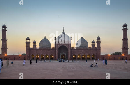 Mosquée Badshahi, Lahore-Pakistan Banque D'Images