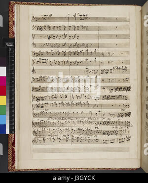 *The King Shall Rejoice* de George Frederick Handel est une œuvre musicale trouvée dans la collection de manuscrits de la British Library, mettant en valeur la maîtrise de Haendel en composition chorale et orchestrale. Banque D'Images