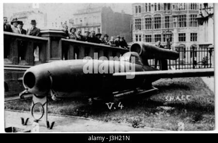La Fieseler Fi103R, connue sous le nom de bombe volante V-1, était une arme allemande de la seconde Guerre mondiale. Il a été utilisé pour des attaques à longue portée et a joué un rôle important dans la campagne de bombardement aérien. Banque D'Images