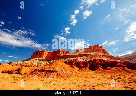 Capitol Reef National Park est un parc national des États-Unis, dans le centre-sud de l'Utah. Banque D'Images