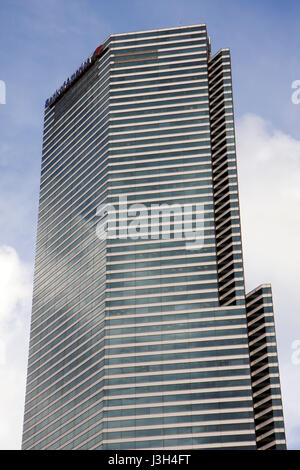 Miami Florida,Bank of America,immeuble de bureaux,gratte-ciel de grande hauteur gratte-ciel bâtiment bâtiments architecture moderne,minimaliste,design,FL080919032 Banque D'Images