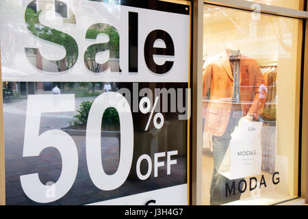 Miami Florida,région de Brickell,Mary Brickell Village,magasin,magasins,entreprises,quartier,shopping shopper shoppers magasins marché marchés acheter Banque D'Images