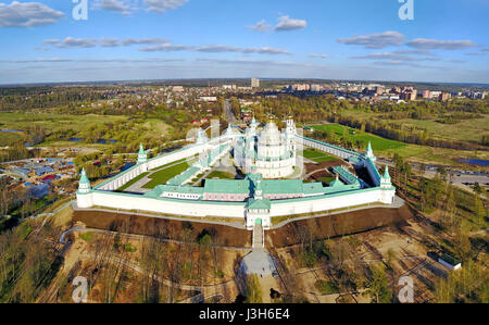 Vue aérienne sur la nouvelle Jérusalem monastère à Istra, l'oblast de Moscou, Russie Banque D'Images