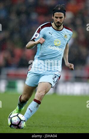 GEORGE BOYD BURNLEY FC 2017 Banque D'Images