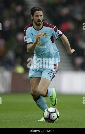 GEORGE BOYD BURNLEY FC 2017 Banque D'Images