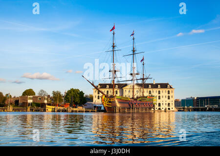 National Maritime Museum à Amsterdam, Pays-Bas Banque D'Images