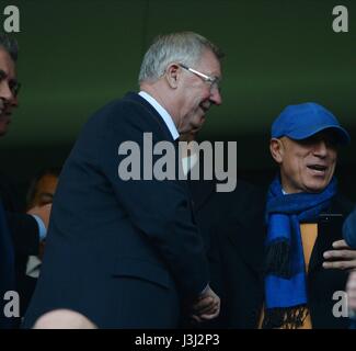 SIR ALEX FERGUSON, DANS LE PEUPLEMENT CHELSEA V MANCHESTER UNITED stade de Stamford Bridge Londres Angleterre 23 octobre 2016 Banque D'Images
