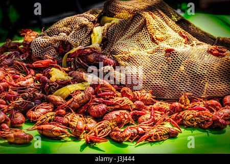 Un style New Orleans langouste ébullition. Banque D'Images