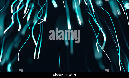 Magic agita et incandescent, lignes abstract background Banque D'Images