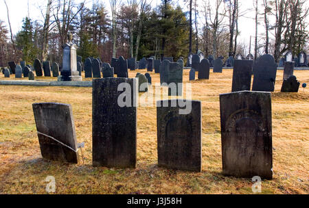 L'ancien Burying Ground - Jaffrey, New Hampshire, USA Banque D'Images