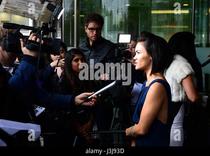 Sinead Harnett participant à la 7e édition annuelle du Prix de l'Asie à l'hôtel Hilton, Park Lane, London. ASSOCIATION DE PRESSE Photo. Photo date : vendredi 5 mai 2017. Crédit photo doit se lire : Ian West/PA Wire Banque D'Images