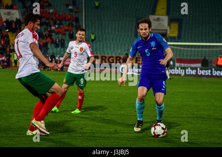 Qualification de la Coupe du Monde de la FIFA, la Bulgarie contre Nederland Sofia 25-03-2017 Banque D'Images