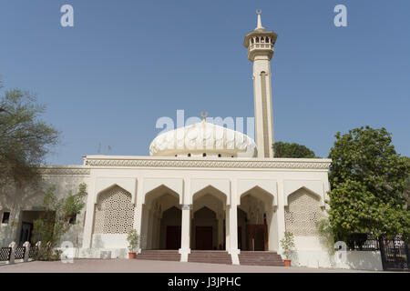 Mosquée Alfarooq ou Al Farooq masjid. Situé à Al Fahidi Quartier historique (Al Bastakiya) Banque D'Images