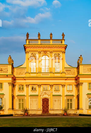 La Pologne, Voïvodie de Mazovie, Varsovie, Palais de Wilanów Banque D'Images