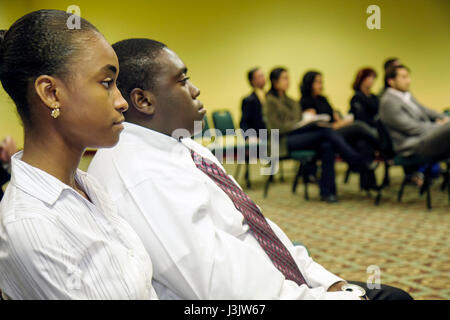 Miami Florida, Hyatt Regency, hôtel, LISTA, Latinos dans information Sciences & Technology Summit & Career Fair, petite entreprise, propriétaires, Black man hommes, wom Banque D'Images