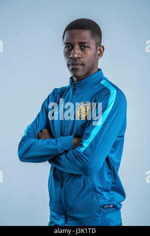 Portrait de joueur de soccer brésilien Ramires de Jiangsu Suning C.F. pour le Football Chinois 2017 Super League, à Nanjing, Jiangsu province de Chine orientale, le 27 février 2017. Banque D'Images