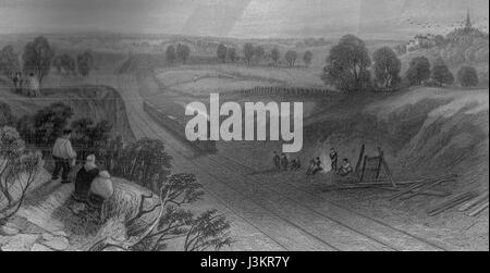 Harrow on the Hill sur le Londres et Birmingham Railway Banque D'Images