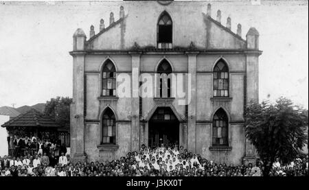 Igreja Matriz de Ourinhos SP 1940 Banque D'Images