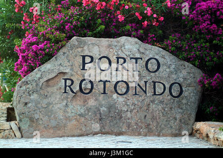 Résidence dans le port de Porto Rotondo, Sardaigne, Italie Banque D'Images
