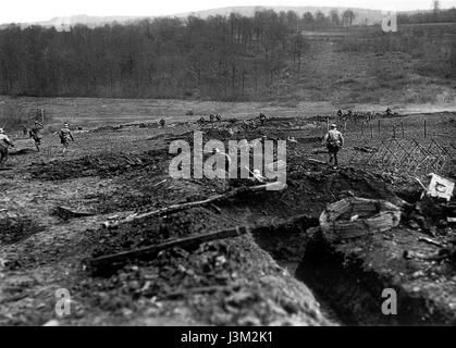 Formation stormtroops allemand Sedan Mai 1917 1 Banque D'Images