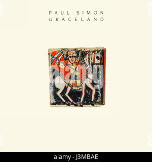 Paul Simon Graceland couvrir Banque D'Images