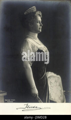 La grande-duchesse Hilda de Baden Banque D'Images