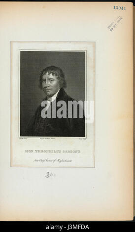 L'honorable Théophile Parsons, ancien juge en chef de Massachusetts (NYPL Hadès 256229431476) Banque D'Images