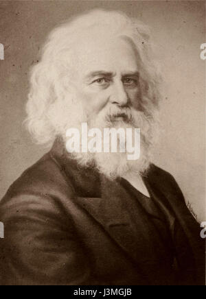 Henry Wadsworth Longfellow Banque D'Images