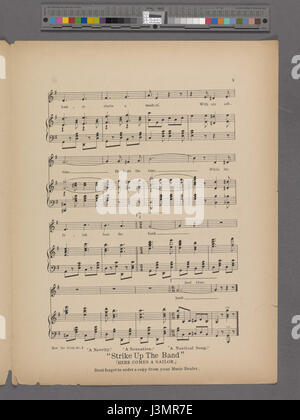 Ce titre fait probablement référence à une publication ou un travail traitant d'un événement où les Irlandais ont surmonté l'opposition dans un contexte spécifique, peut-être lié à un événement ou une période historique. Banque D'Images