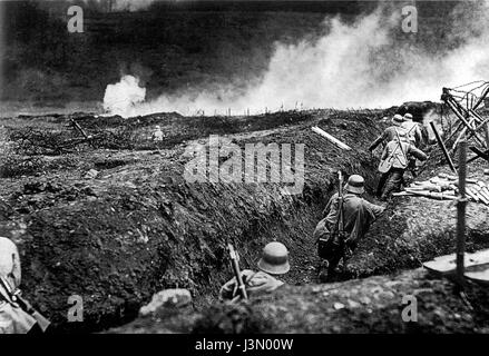 Formation stormtroops allemand Sedan Mai 1917 3 Banque D'Images