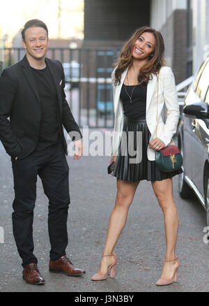 Karen et Kevin Clifton en dehors des Studios ITV Avec : Karen Clifton, Kevin Clifton Où : London, Royaume-Uni Quand : 05 Avr 2017 Banque D'Images