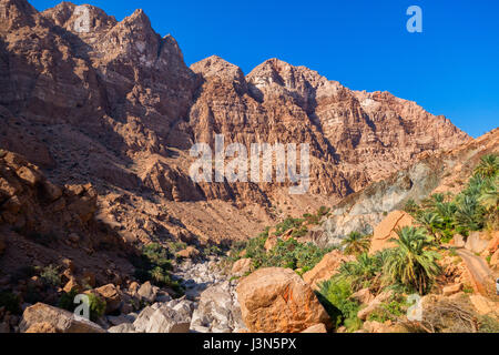 Wadi Tiwi - Région Ivry - Sultanat d'Oman Banque D'Images