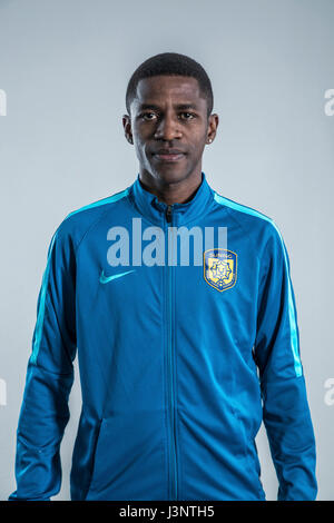 Portrait de joueur de soccer brésilien Ramires de Jiangsu Suning C.F. pour le Football Chinois 2017 Super League, à Nanjing, Jiangsu province de Chine orientale, le 27 février 2017. Banque D'Images