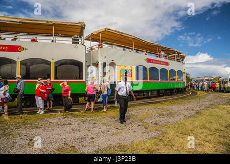 St Kitts & Nevis scenic railway Banque D'Images