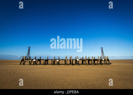 Lytham st annes pier jetée nautique uk Banque D'Images