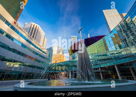 Dallas est la neuvième ville la plus peuplée des États-Unis d'Amérique et la troisième ville la plus peuplée de l'état du Texas. L'aéroport m Banque D'Images