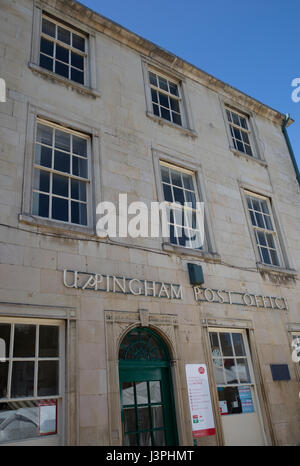 Bureau de poste à Uppingham, Uppingham Rutland Banque D'Images