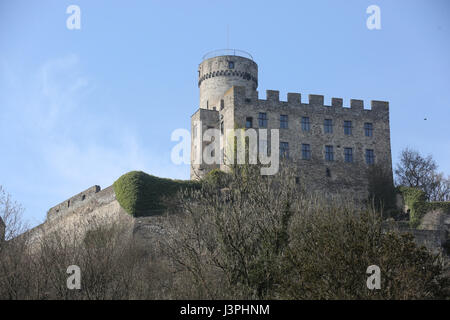 Allemagne, Eifel, Burg Pyrmont,Château, Rhénanie-Palatinat, Banque D'Images