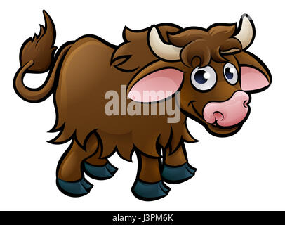 Un personnage animal yak Banque D'Images
