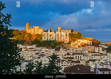 Casares, Costa del Sol, la province de Malaga, Andalousie, Espagne Banque D'Images