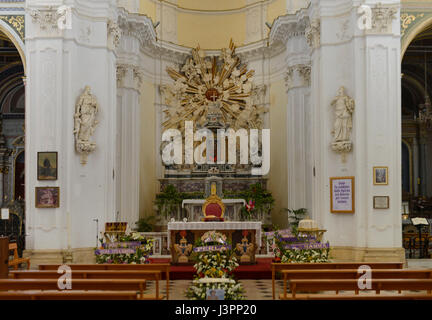 Chiesa di San Carlo al Corso, Noto, sicilia, Italie Banque D'Images