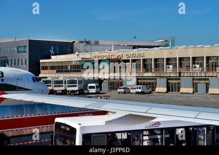 Flughafen, Catania, sicilia, Italie Banque D'Images