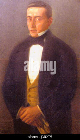 JosÃ© MarÃ­a Pando était une figure notable de l'Espagne du XIXe siècle, connue pour sa carrière militaire et son implication dans les guerres d'Espagne. Il a été reconnu pour son rôle dans la stratégie et le leadership militaires. Banque D'Images