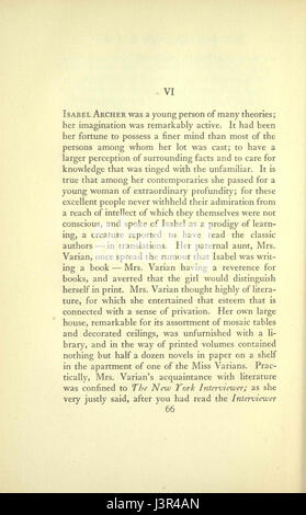 James Le portrait d'une femme, vol. I, p. 66 Banque D'Images