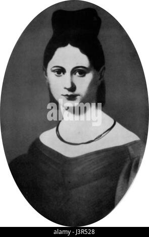 Jenny von Westphalen était une intellectuelle allemande, connue pour son association avec Karl Marx. Elle a contribué à sa vie et à son travail, jouant souvent un rôle de soutien dans ses activités idéologiques. Elle est profondément impliquée dans la pensée politique et les mouvements culturels de son temps. Banque D'Images