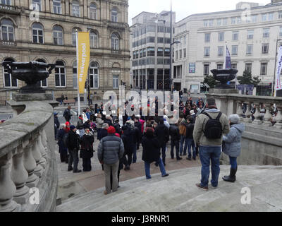 Je suis Charlie, Liverpool 11 Jan 2015 (8) Banque D'Images