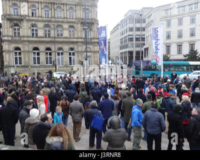 Je suis Charlie, Liverpool 11 Jan 2015 (14) Banque D'Images