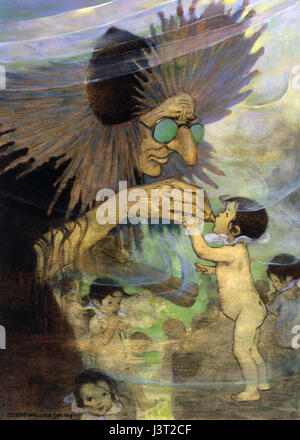 Jessie Willcox Smith était une illustratrice américaine célèbre, et son travail sur "The Water Babies" est l'un de ses projets les plus connus. Cette image restaurée de la page 236 met en valeur son style emblématique en donnant vie aux histoires des enfants. Banque D'Images