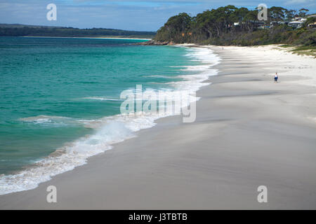 Pastille verte Beach, Jervis Bay, Australie Banque D'Images